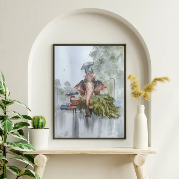 Elephants Rain Walk - Image 2