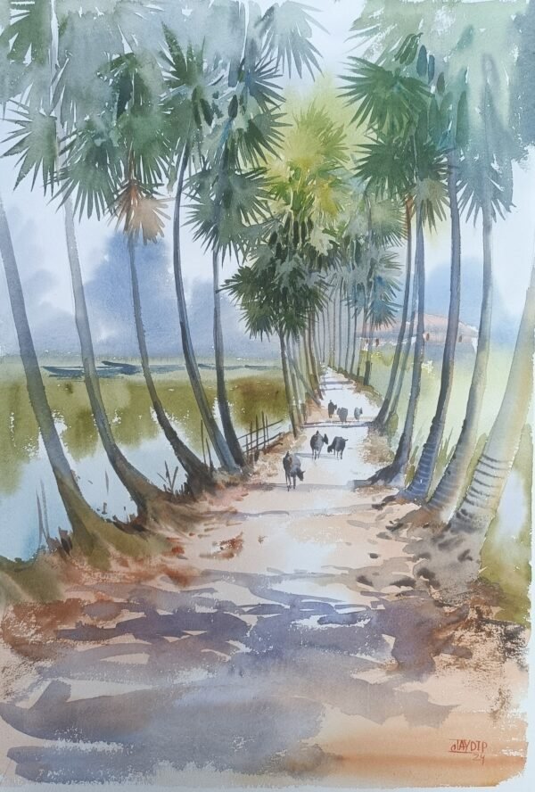 Palm-Lined Pathway - Image 3