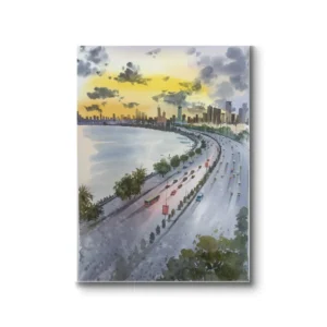 Twilight on Marine Drive