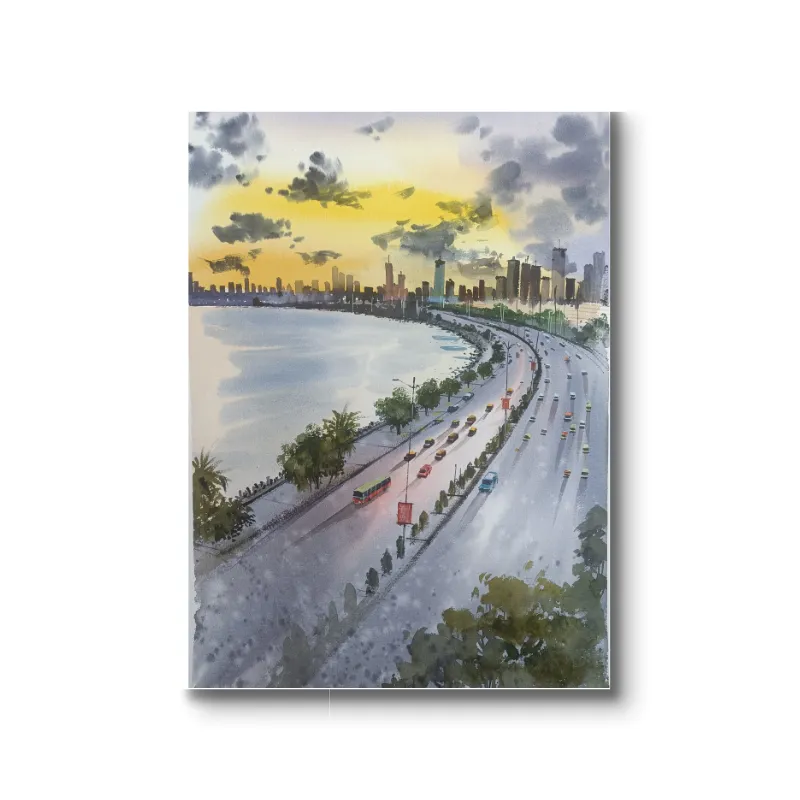 Twilight on Marine Drive